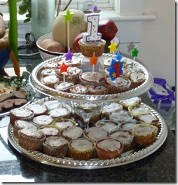 First Birthday Cupcakes